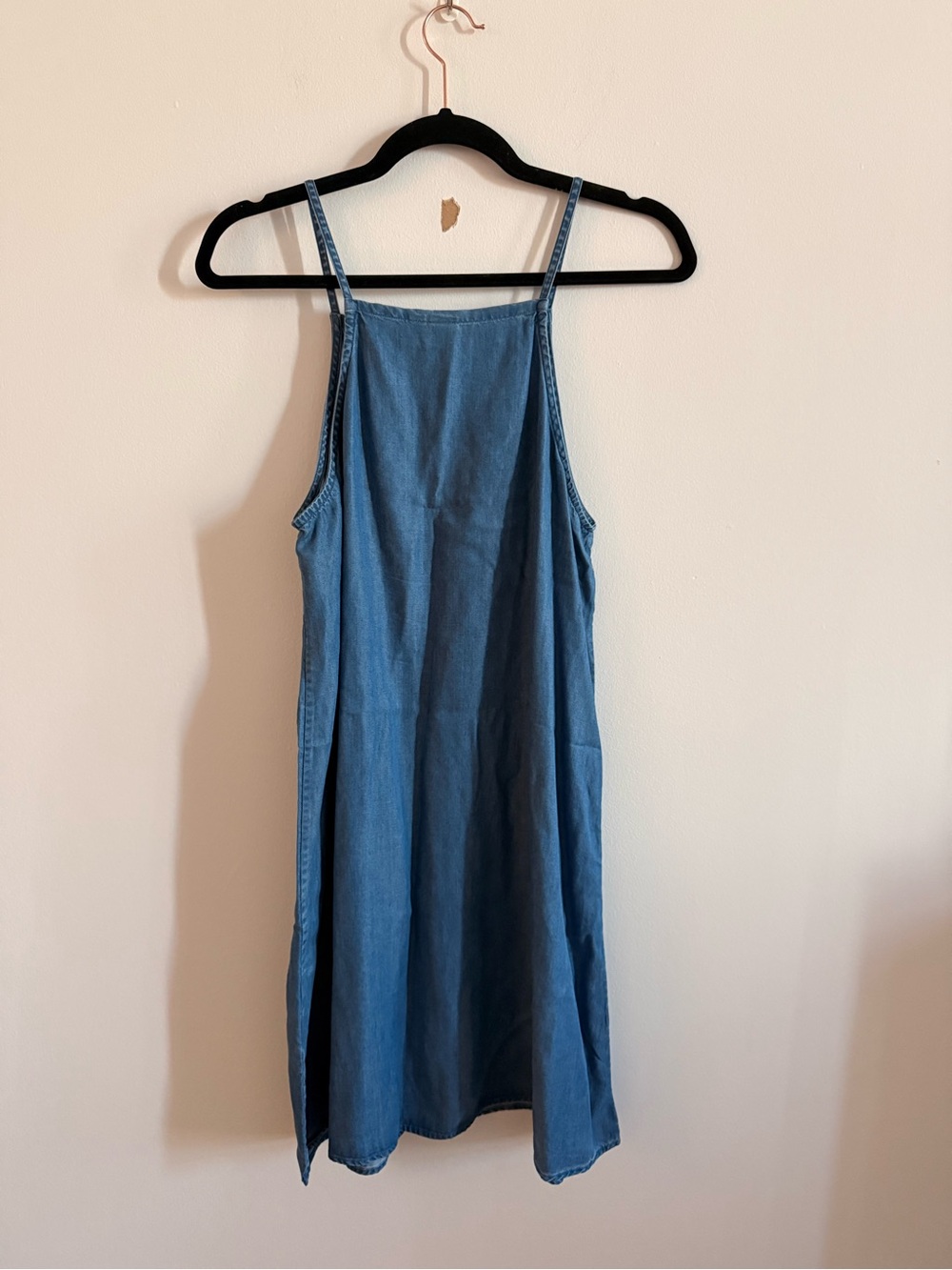 twik Blue Denim Floral Embroidered Mini Dress - Picture 2 of 2